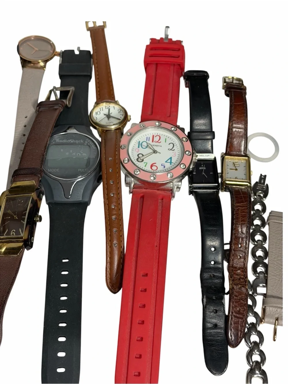 Lot of Watches for Parts & Repair Unisex Need Batteries Untested Vintage